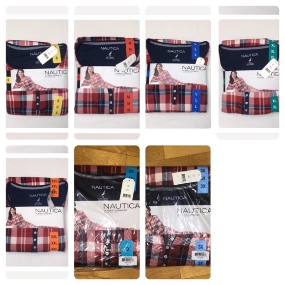 New Nautica Women's 2 Piece Pajamas Set PJs - Picture 3 of 13